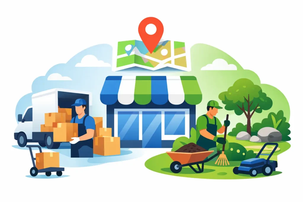 Google My Business for Movers, Landscapers