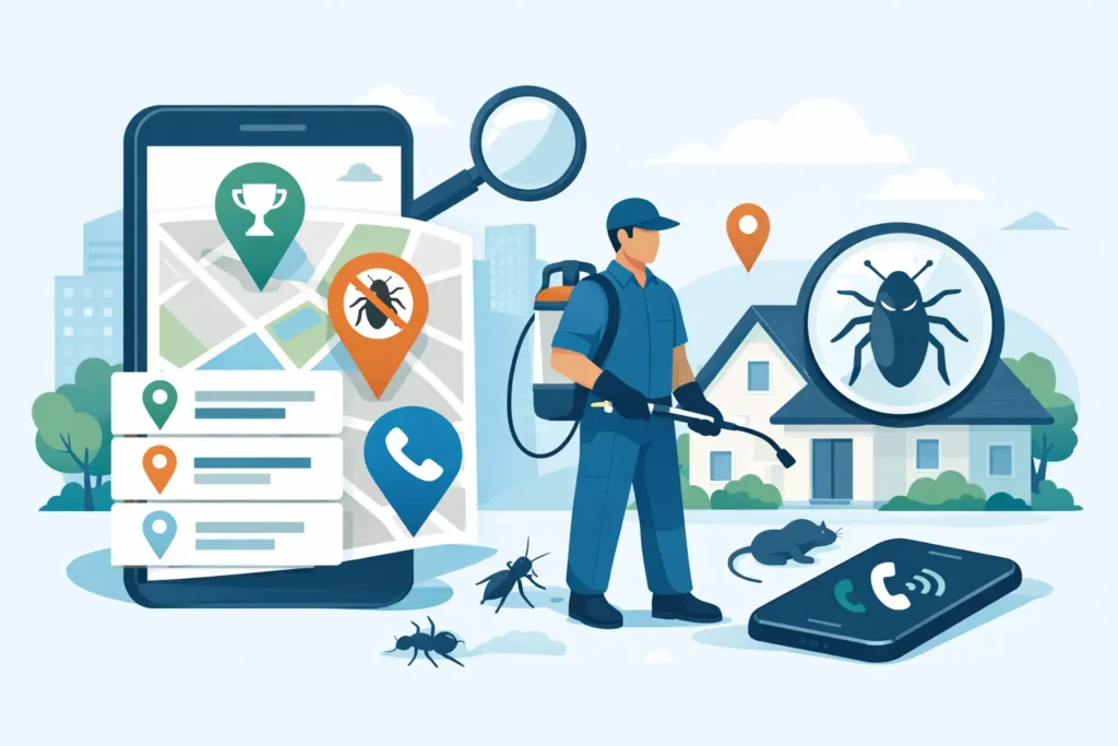Map Ranking for Pest Control That Drives Calls